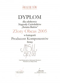 Nagroda "Złoty Obcas 2005"